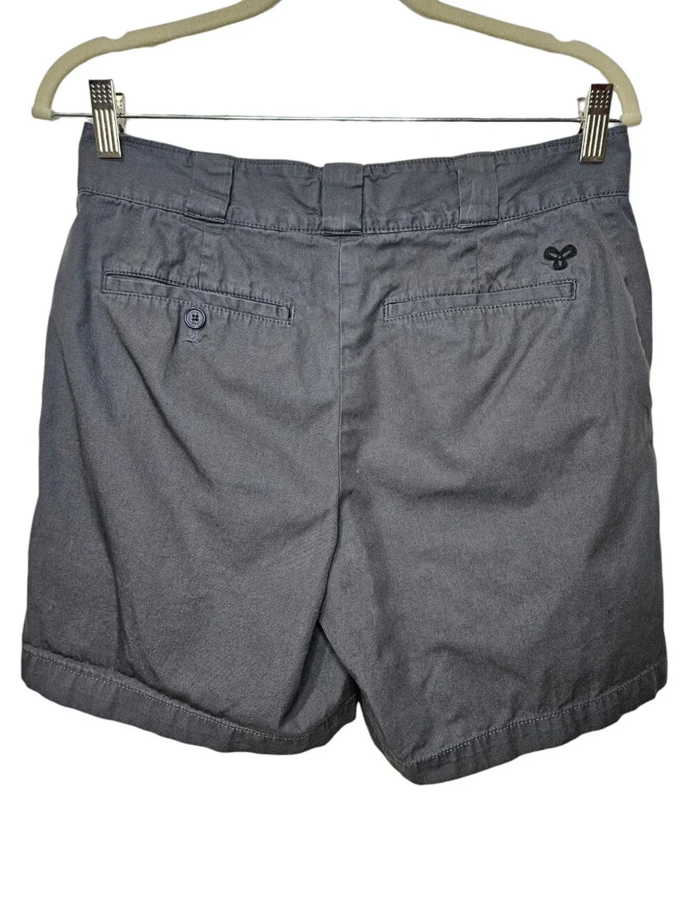 Tna Aritzia Black Twill Cotton Chino Shorts Size 6 Clean Girl Minimalist